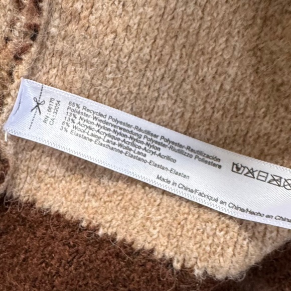 Anthropologie Mariel Striped Longline Sweater | ONE SIZE NWT - Picture 8 of 10